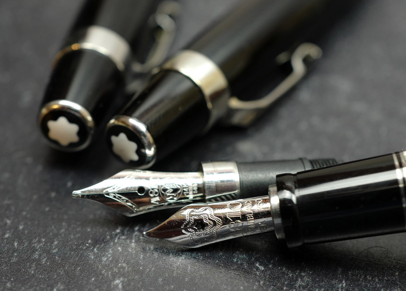 Montblanc Boheme Fountain Pen, Ballpoint and Pencil set with extra nib