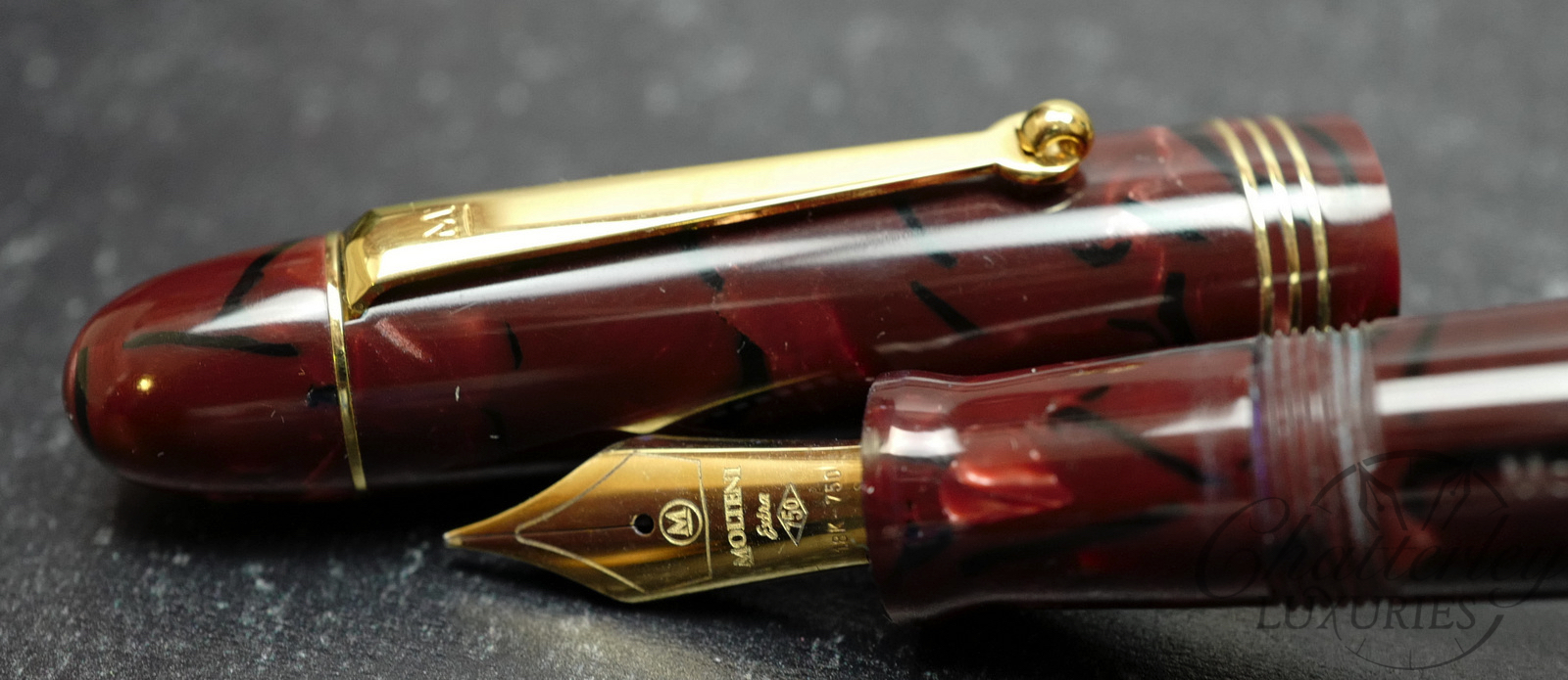 Molteni Pen Company Model 55 Scarlet Red Limited Edition Fountain Pen
