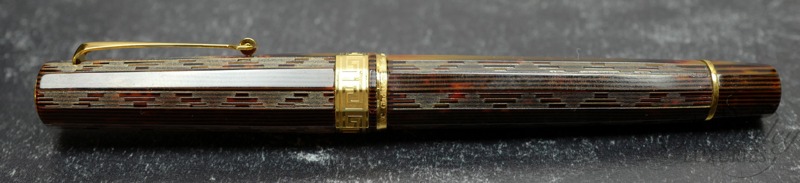 Armando Simoni Club "Southwest" One off Bespoke Gladiatore Bronze Arco Celluloid Fountain Pen - Image 5