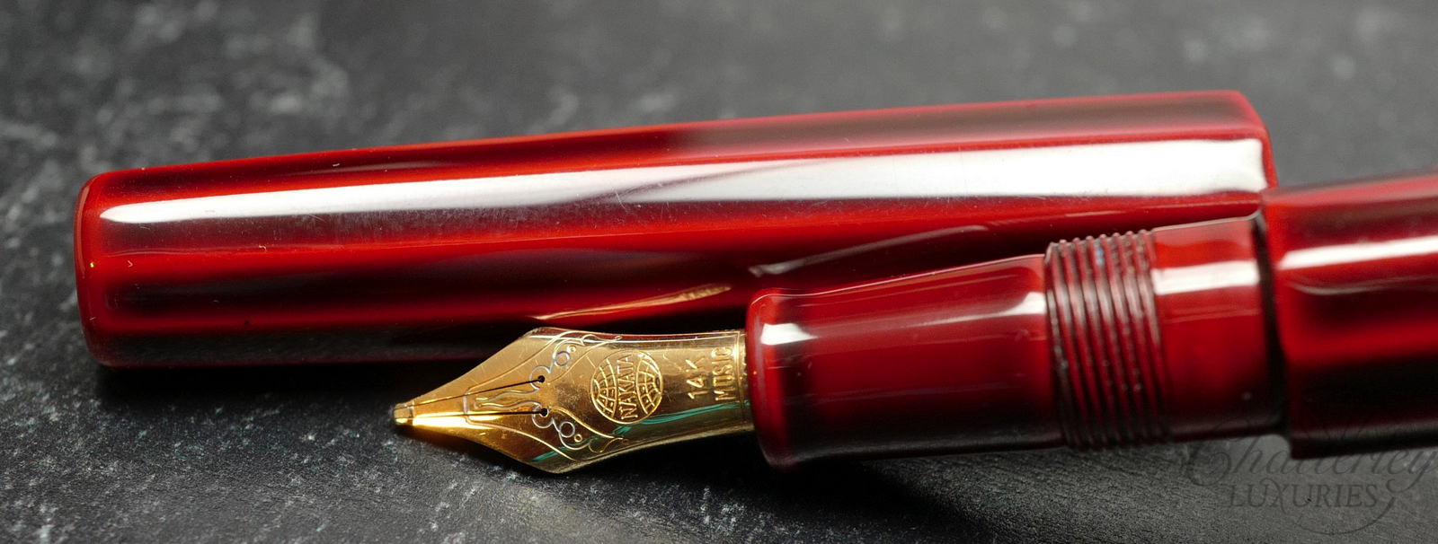 Nakaya Decapod Aka Tamenuri Fountain Pen