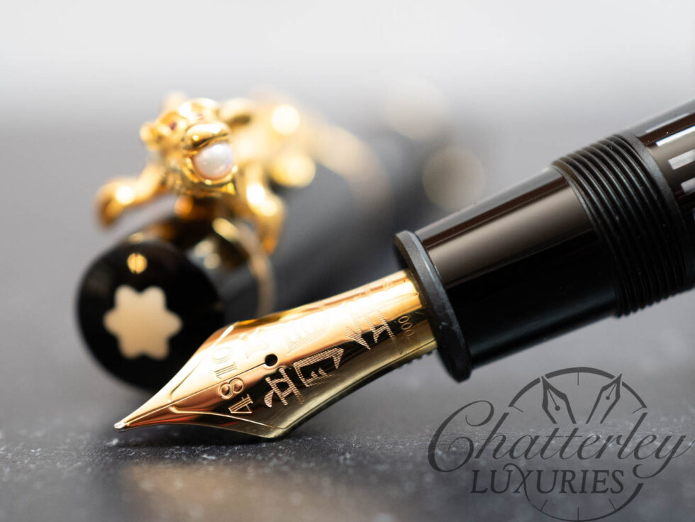 Montblanc Year of the Golden Dragon 2000 Limited Edition Fountain Pen