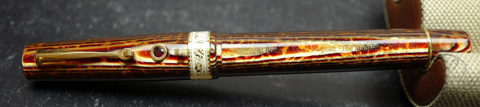Armando Simoni Club Oversized Bespoke Bologna Maharaja of India Fountain Pen - Image 2