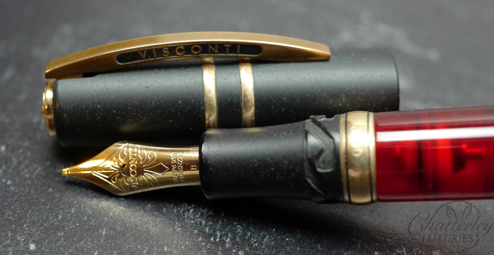 Visconti Homo Sapiens Pen Venture Bronze Age/Demo Red Fountain Pen