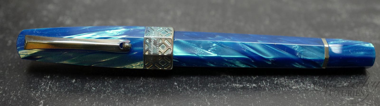 Chatterley/ Montegrappa Extra Otto Classico Greece Rinato Silver Limited Edition Fountain Pen - Image 2