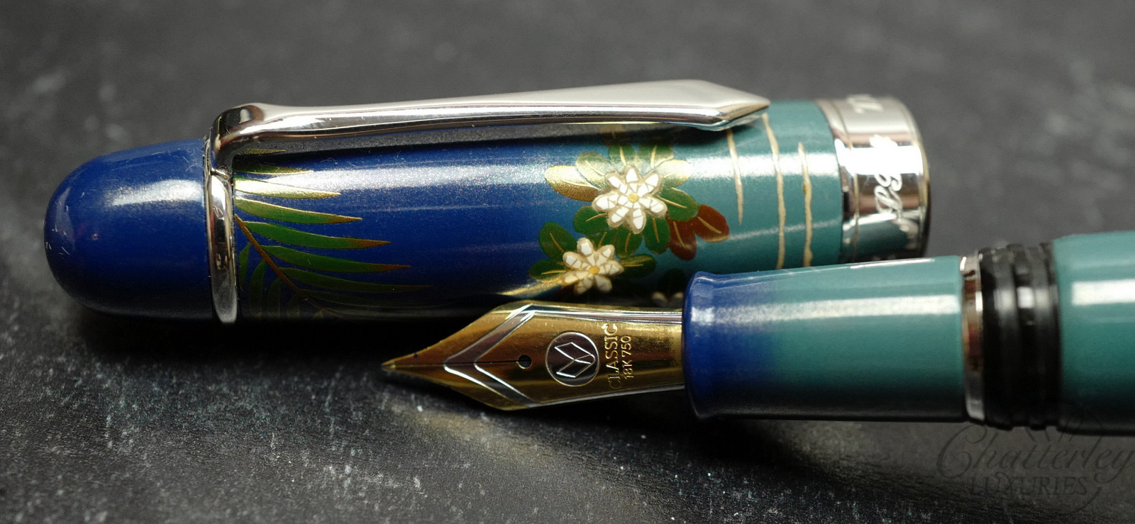 Classic Pens Limited Edition LB4 Tahiti Maki-e Fountain Pen