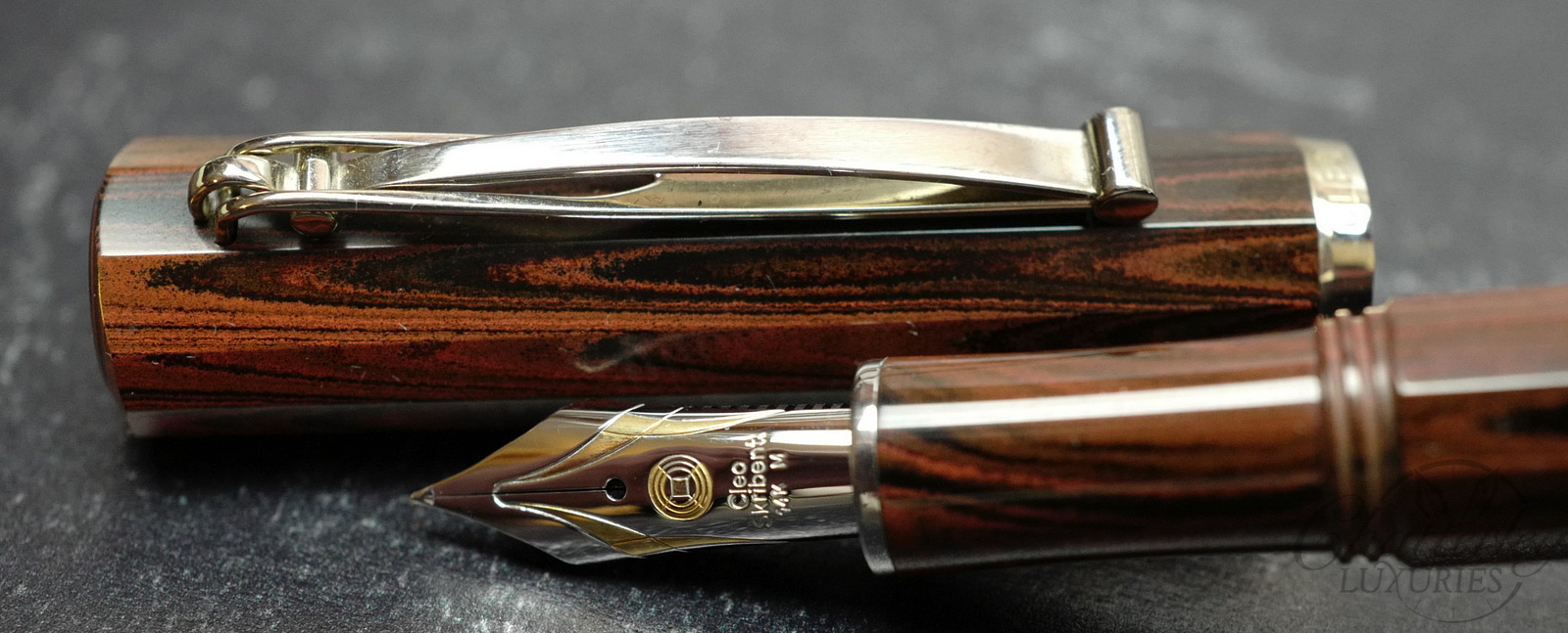 Cleo Skribent Cumberland Ebonite Fountain Pen