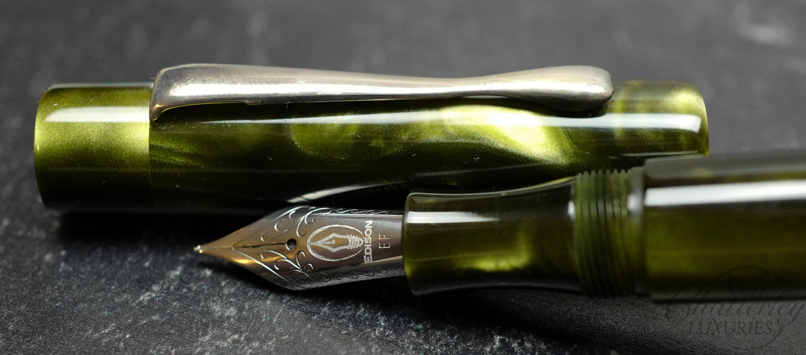 Edison Pens Hudson Emerald Green Fountain Pen