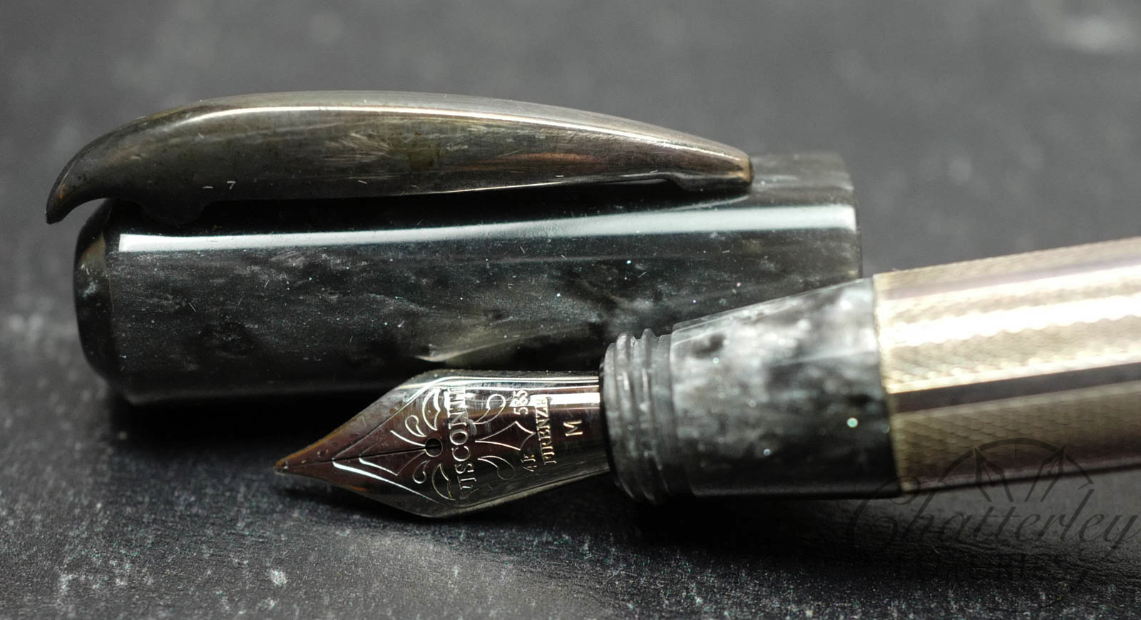 Visconti Rinascimento Stardust Platinum Fountain Pen