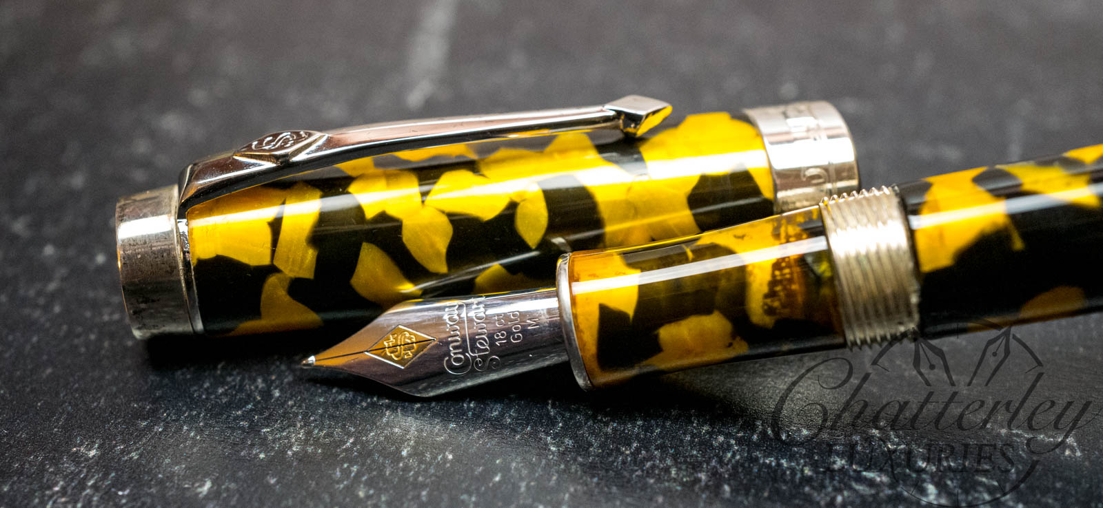 Conway Stewart Sterling Silver Duro Fountain Pen