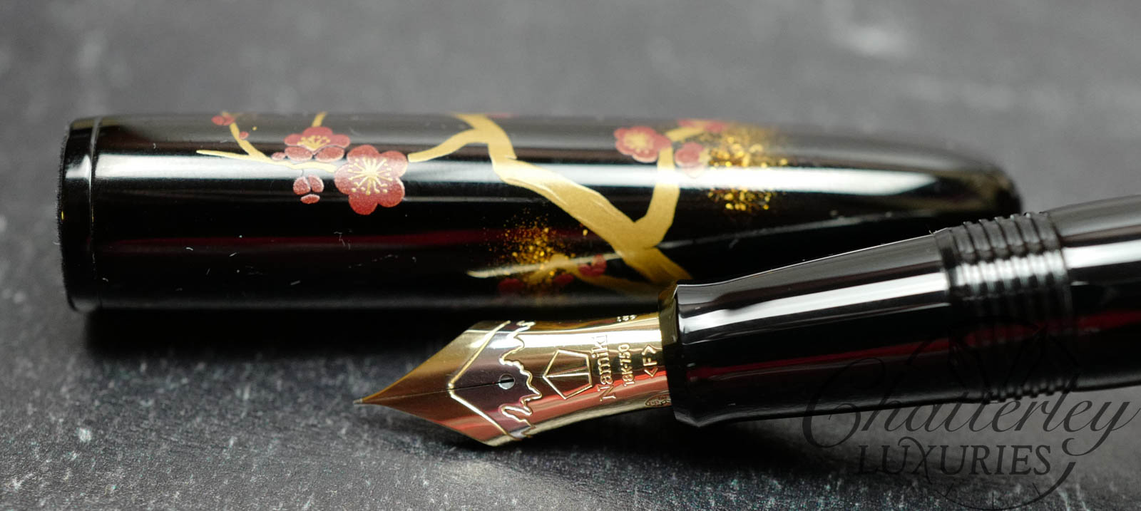 Namiki Yukari Apricot Tree and Brush Warbler Fountain Pen