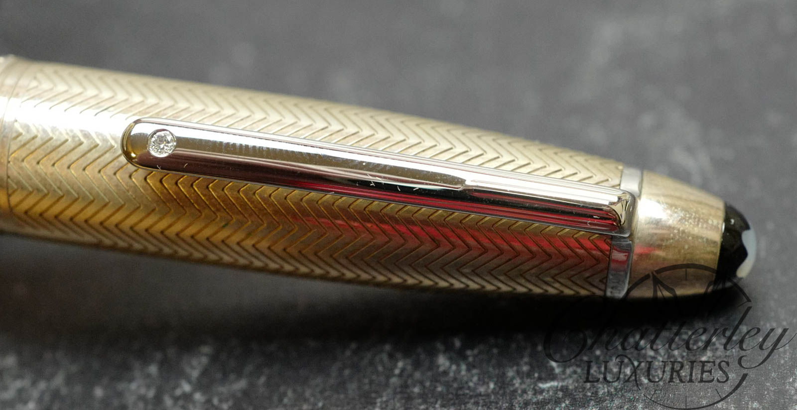 Montblanc 146 LeGrand Meisterstuck Solitaire Silver Barley Ball Point