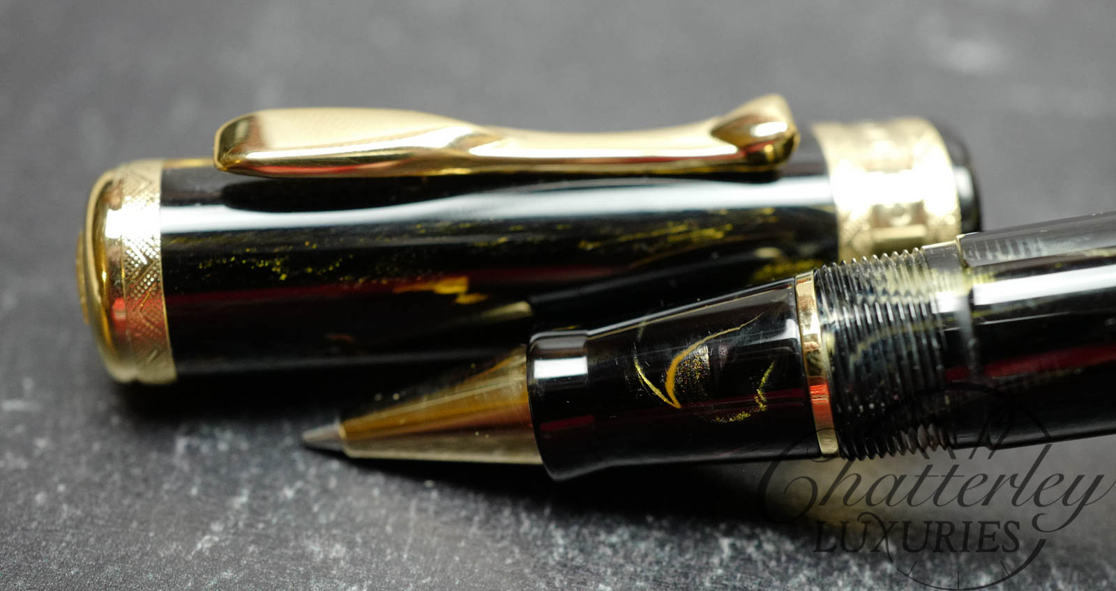 Visconti Rollerball Pen Cosmos Limited Edition Black Stardust Voyager