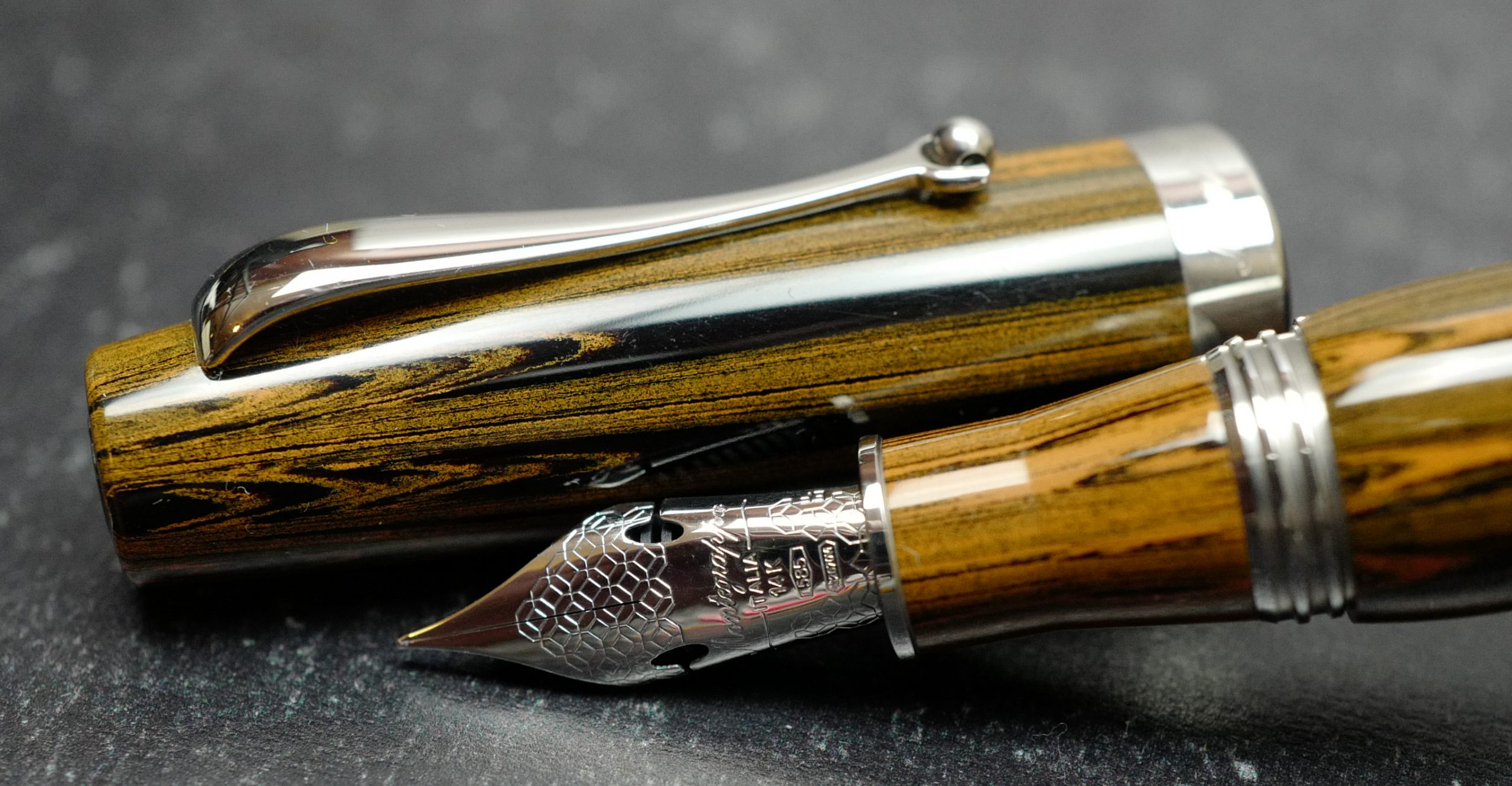 Montegrappa Miya Ebonite Brick Red Limited Edition Fountain Pen