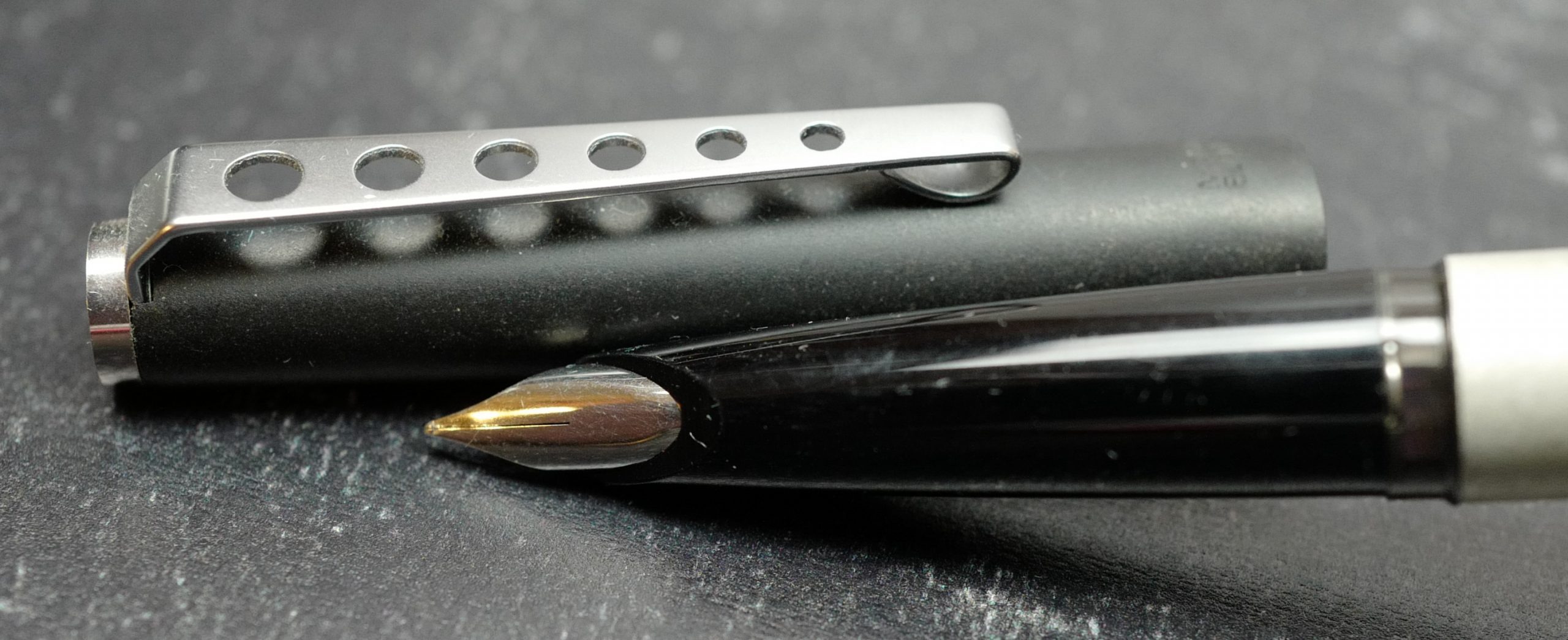Montblanc Carrera Black & Steel Fountain Pen