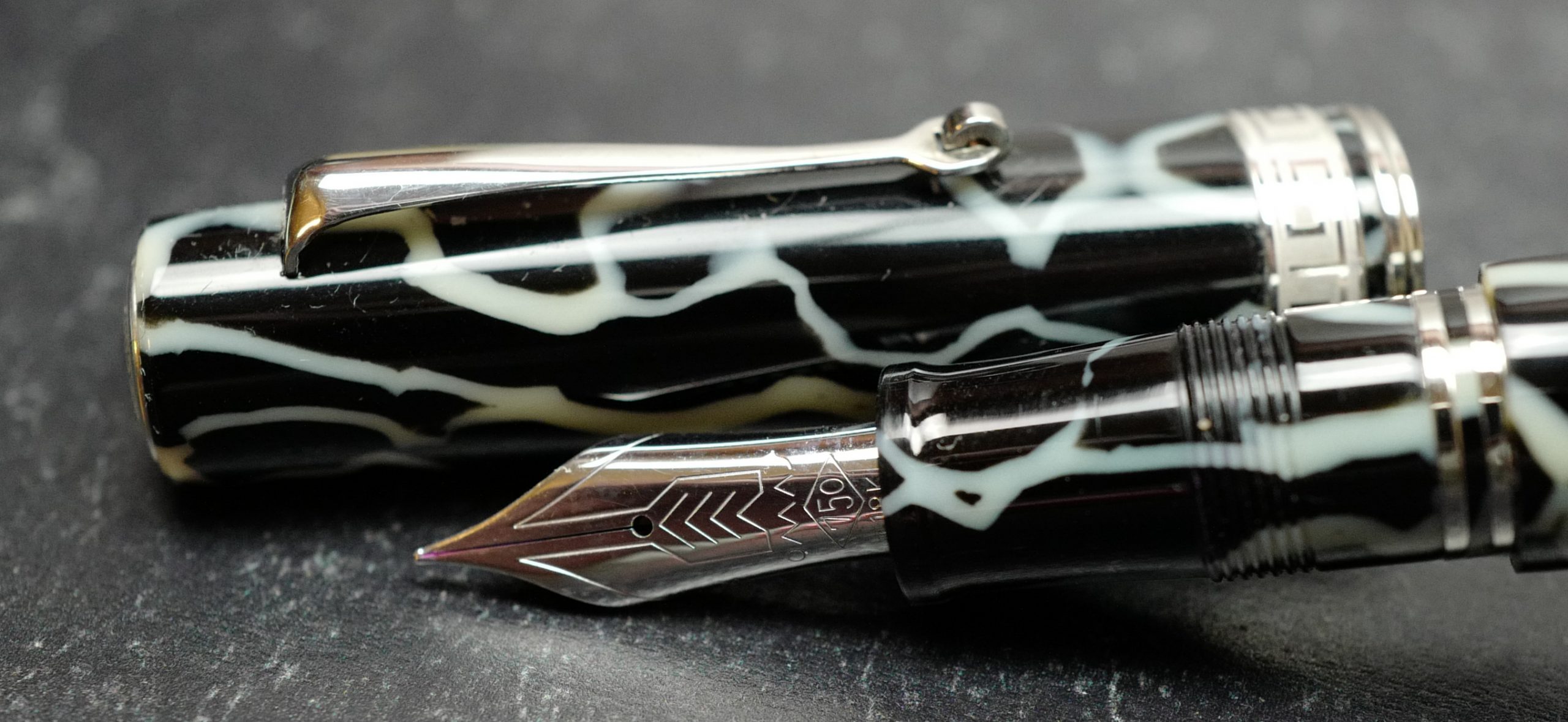 Armando Simoni Pen of the Year for Nibs made in Wild Arco celluloid Fountain Pen