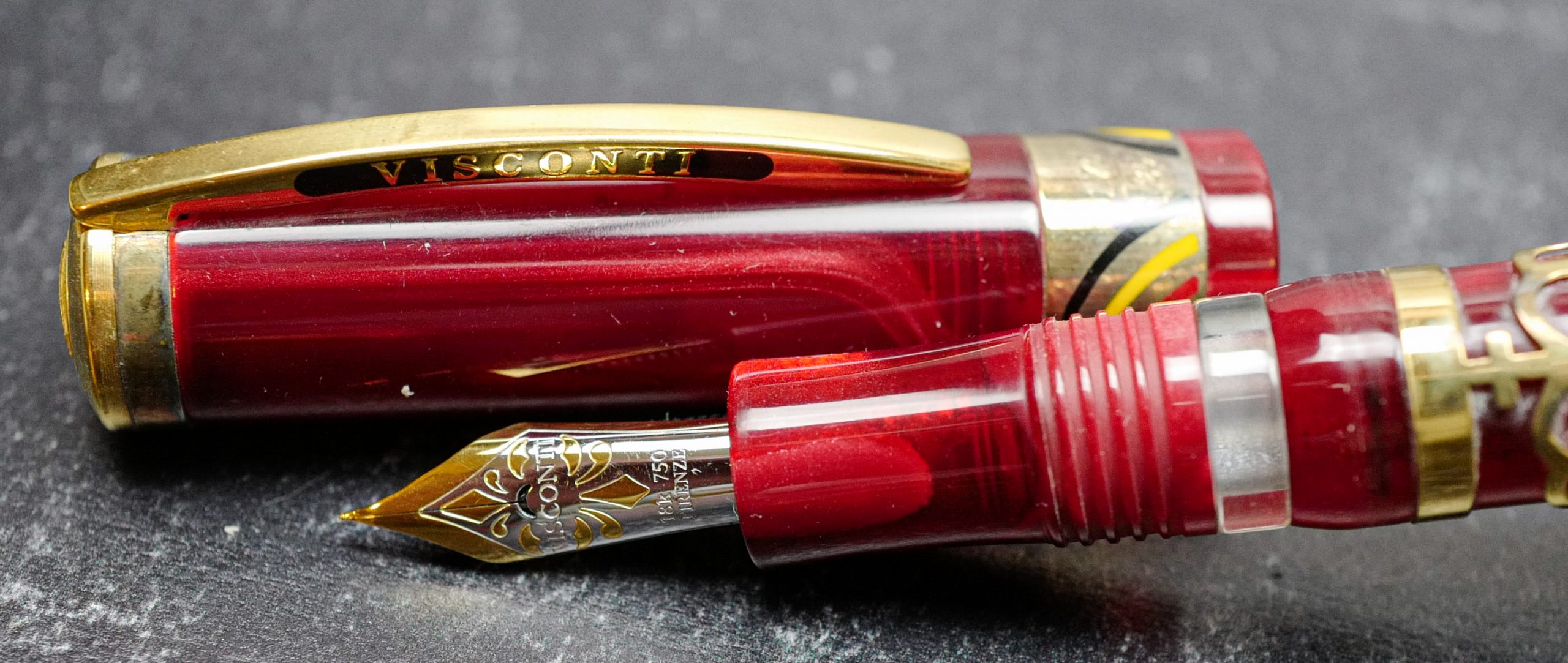 Visconti Limited Edition Red Belgica Fountain Pen