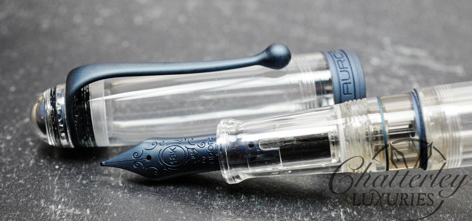 Aurora Trilobiti Cobalt Blue 388 Limited Edition Demonstrator Fountain Pen