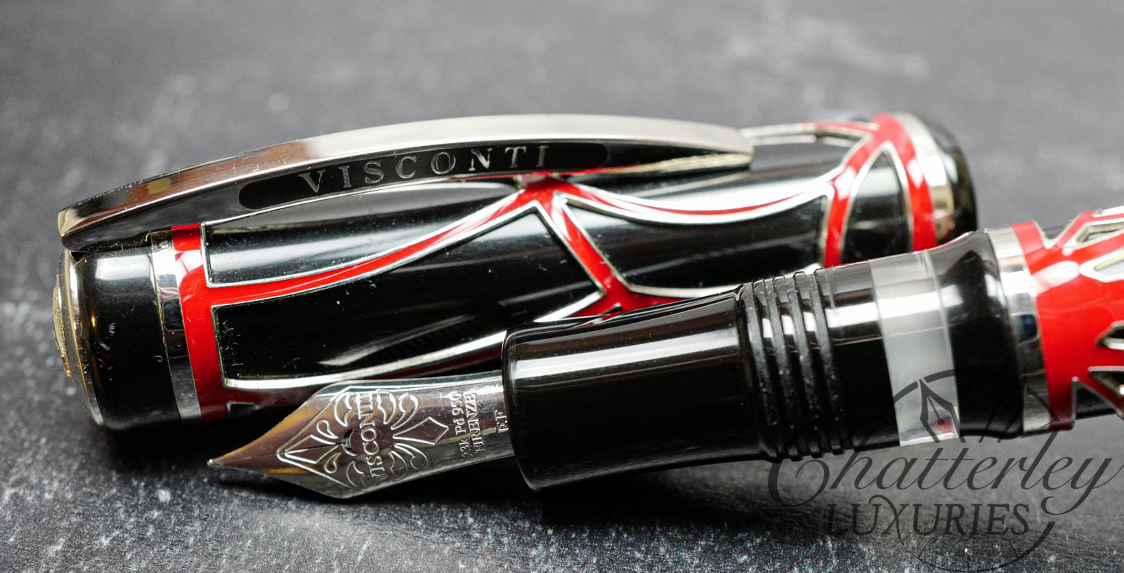 Visconti Red Istos Aracnis Limited Edition Fountain Pen