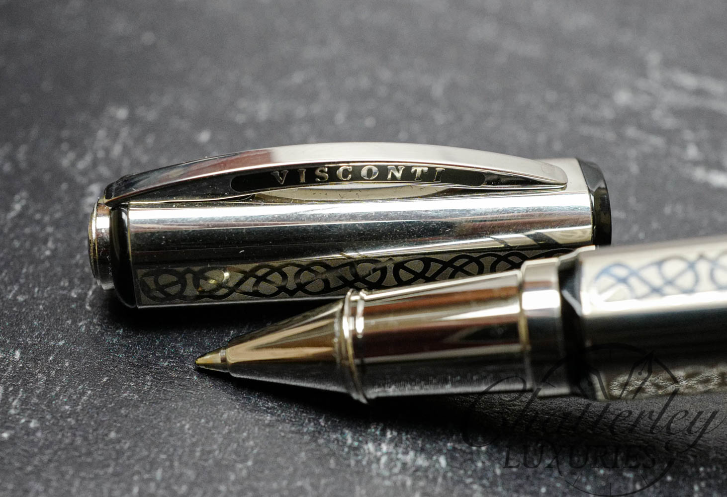 Visconti Metropolis Gunmetal Gordian Knot Limited Edition Rollerball