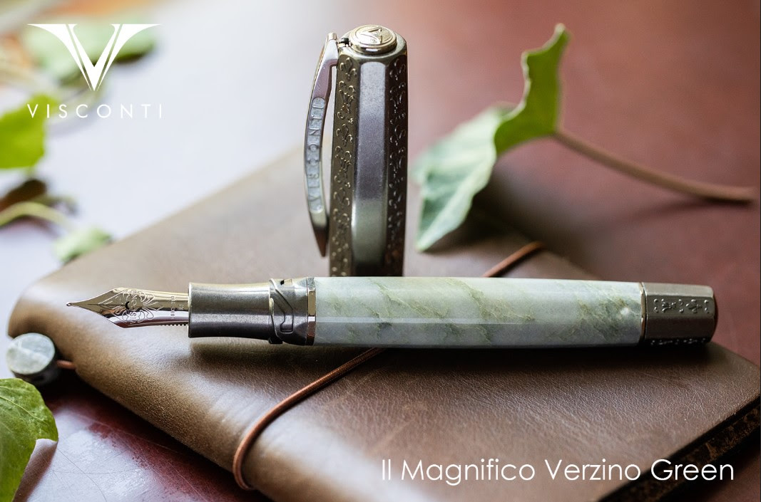 Visconti Medici il Magnifico Verzino Green Fountain Pen