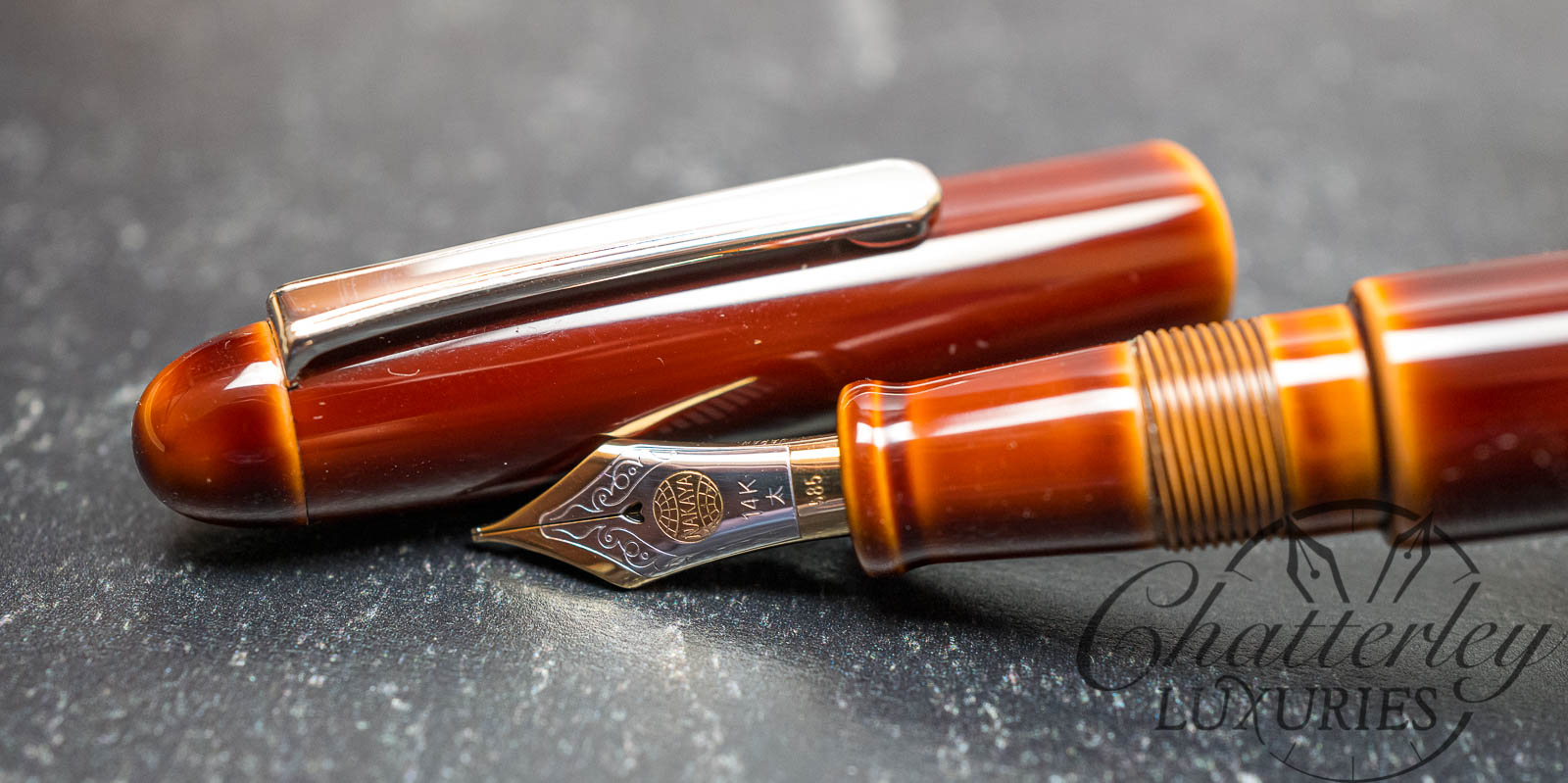 Nakaya Portable Writer Toki-Tamenuri Fountain Pen