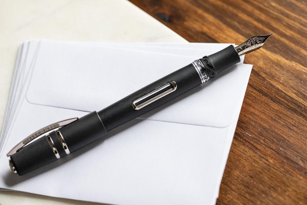 Visconti Homo Sapiens Skylight Steel Age Fountain Pen