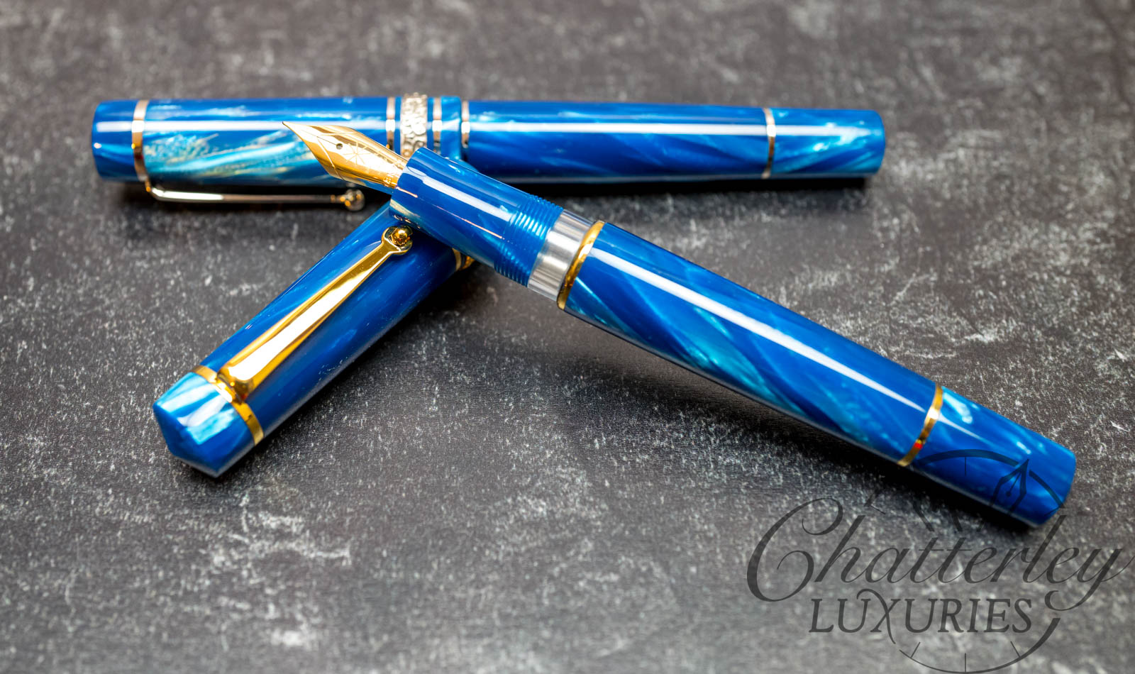Maiora/Chatterley Tesori d'Italia Grotta Azzurra Celluloid Limited Edition Fountain Pen
