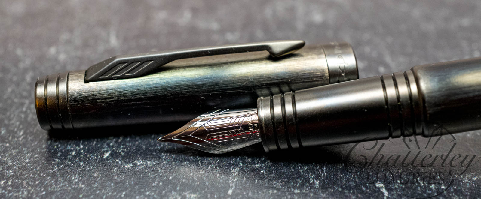 Parker Premier Special Edition Matte Black Stealth Fountain Pen