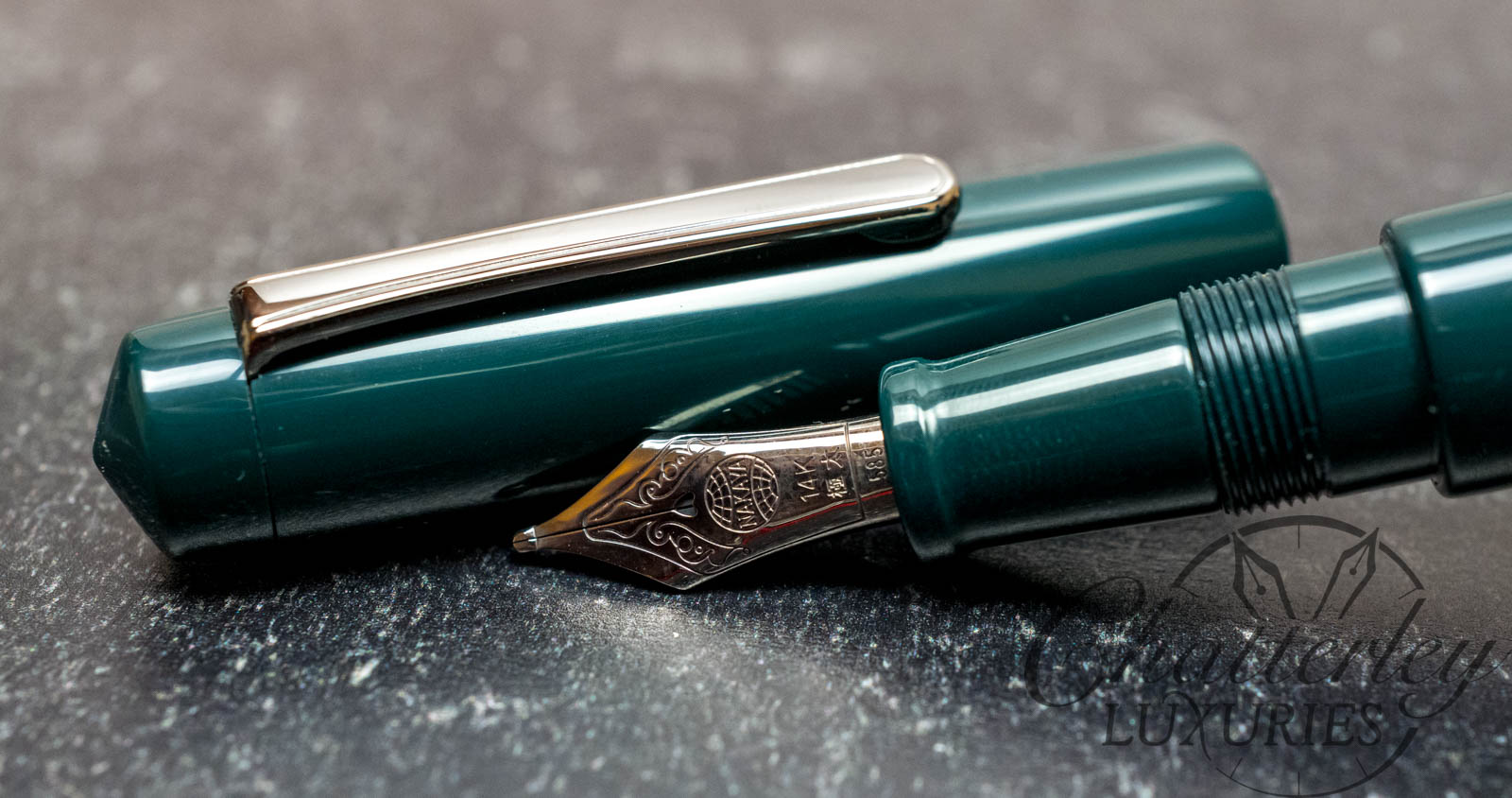 Nakaya Long Piccolo Green Fountain Pen