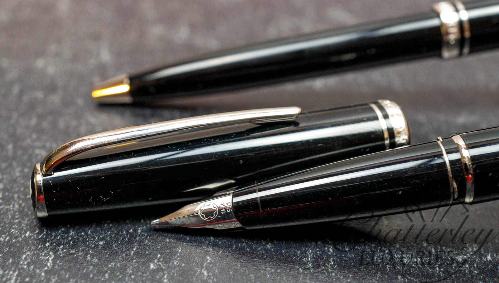Montblanc Generation Black & Platinum Pen Set