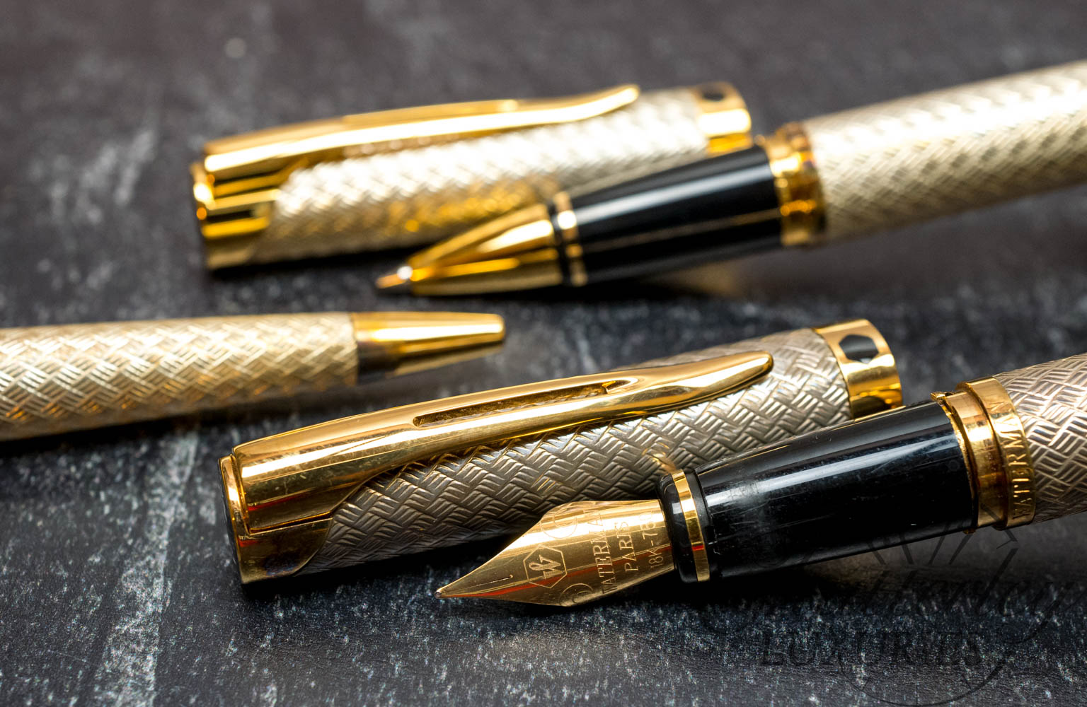 Waterman L'Etalon Sterling Silver Pen Set