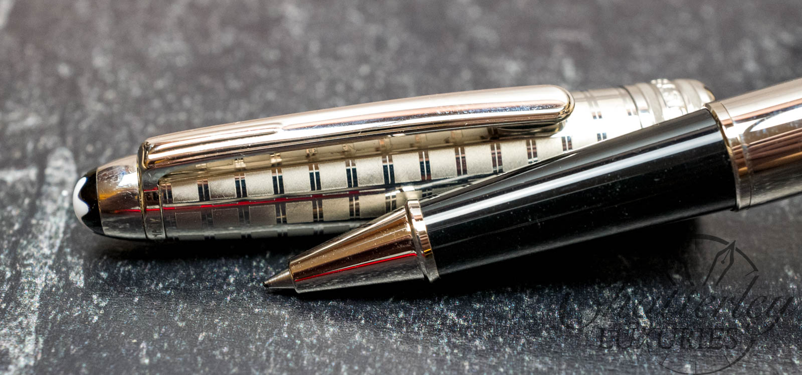 Montblanc Solitaire Stainless Steel Laser Engraved Rollerball