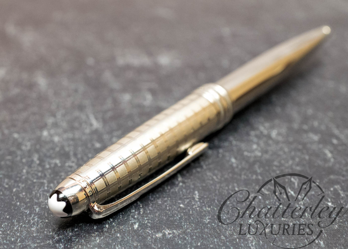 Montblanc Solitaire Stainless Steel Laser Engraved Ballpoint