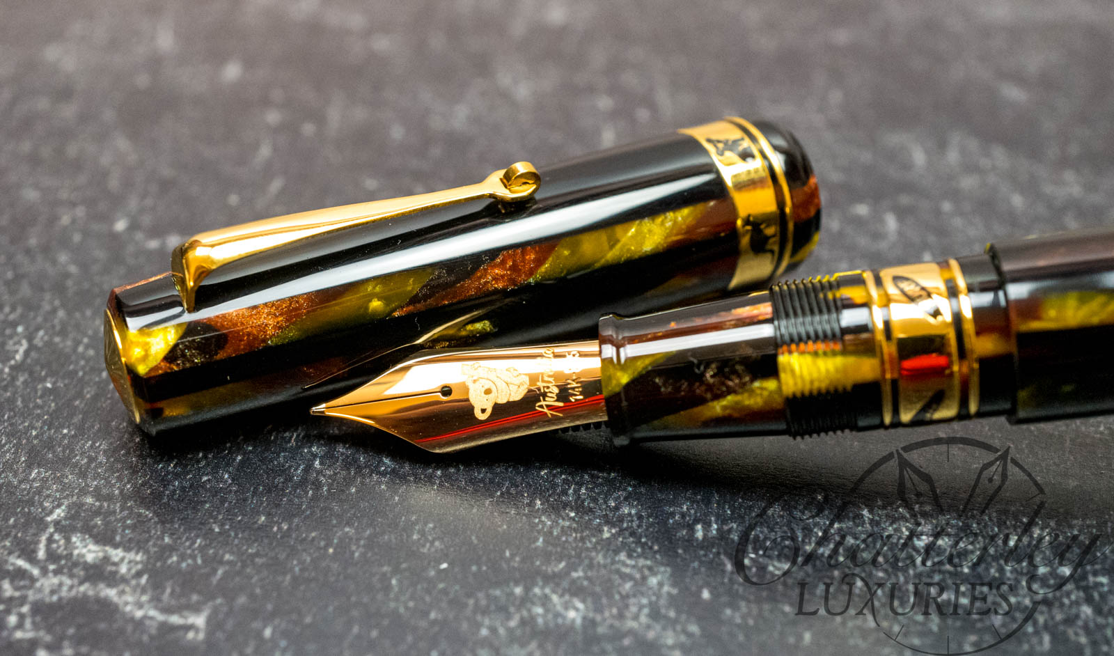 Armando Simoni Club Oversized Bologna Extra Australian Series Daintree Fountain Pen
