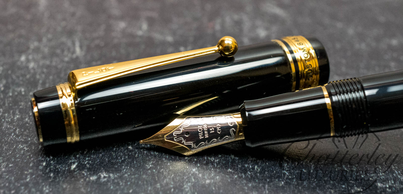 Pilot Custom 845 Black Urushi Fountain Pen