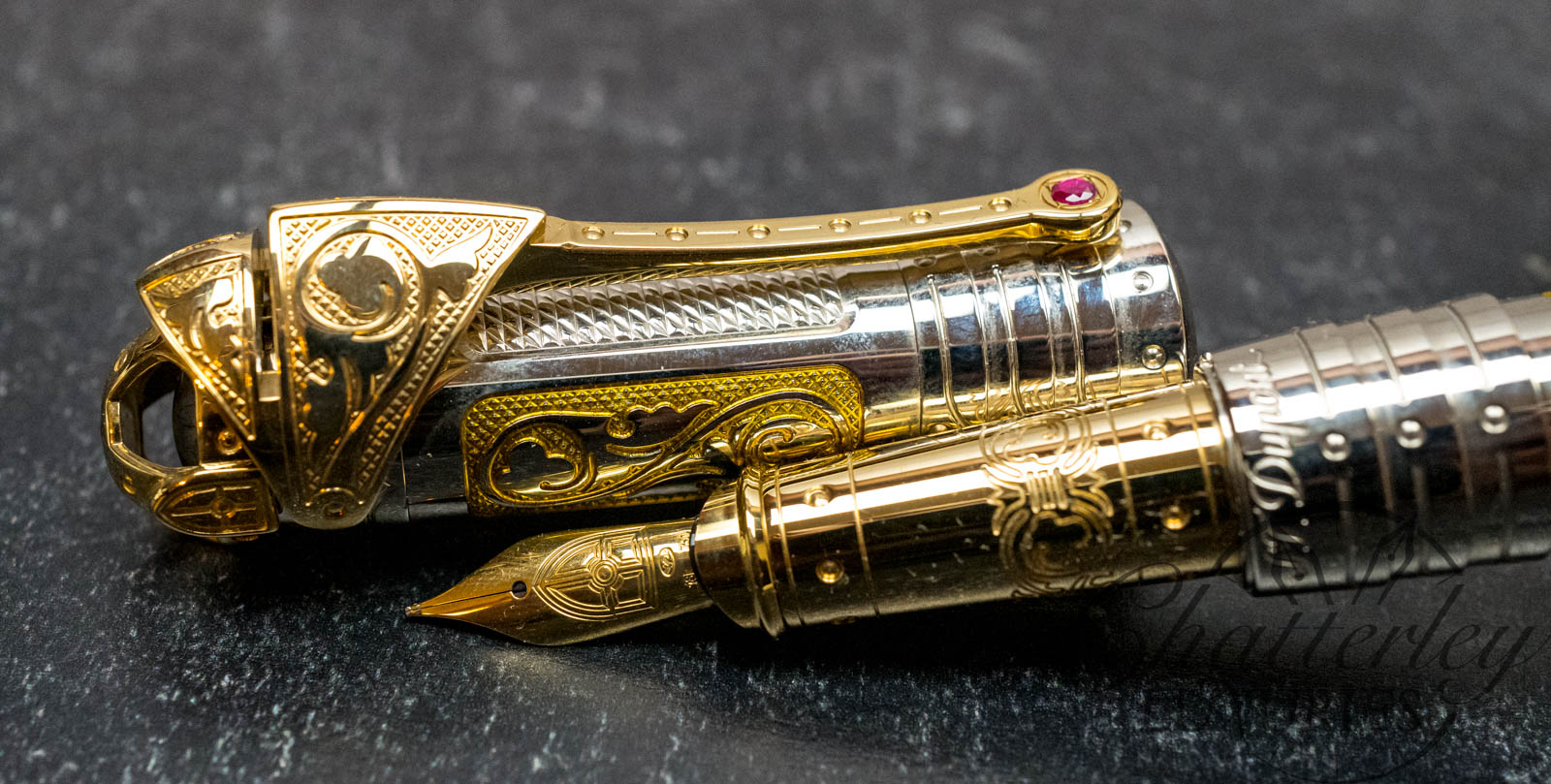 S.T. Dupont White Knight Prestige Limited Edition Fountain Pen