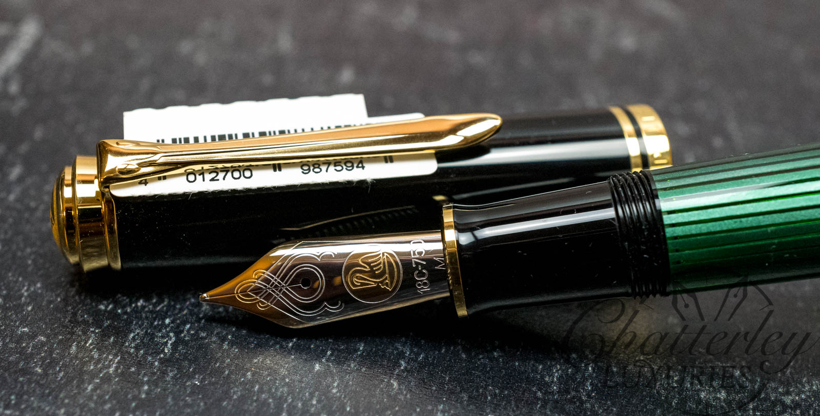 Pelikan Souveran M1000 Green Striated Fountain Pen