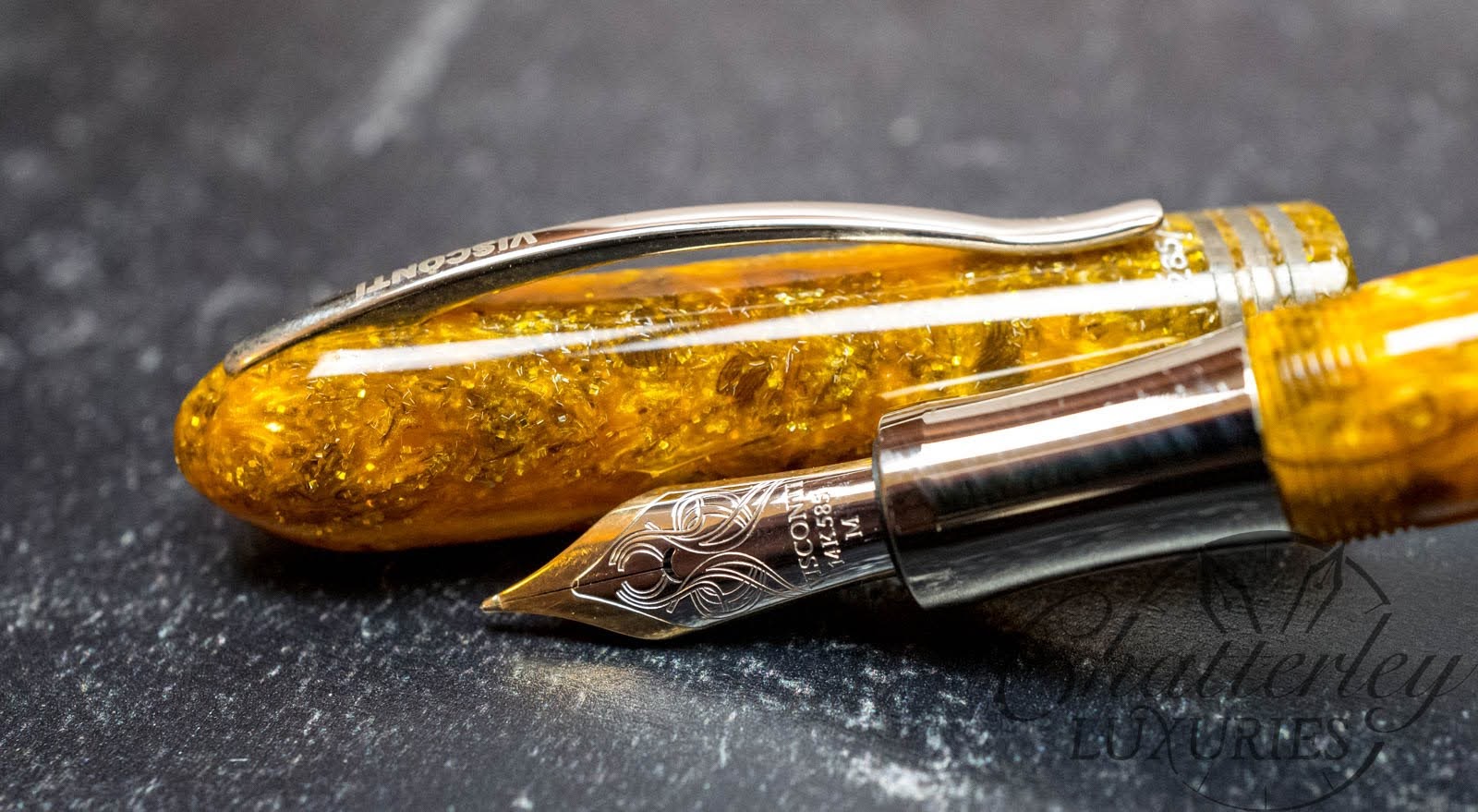 Visconti Amigdala You & Me Amber Fountain Pen