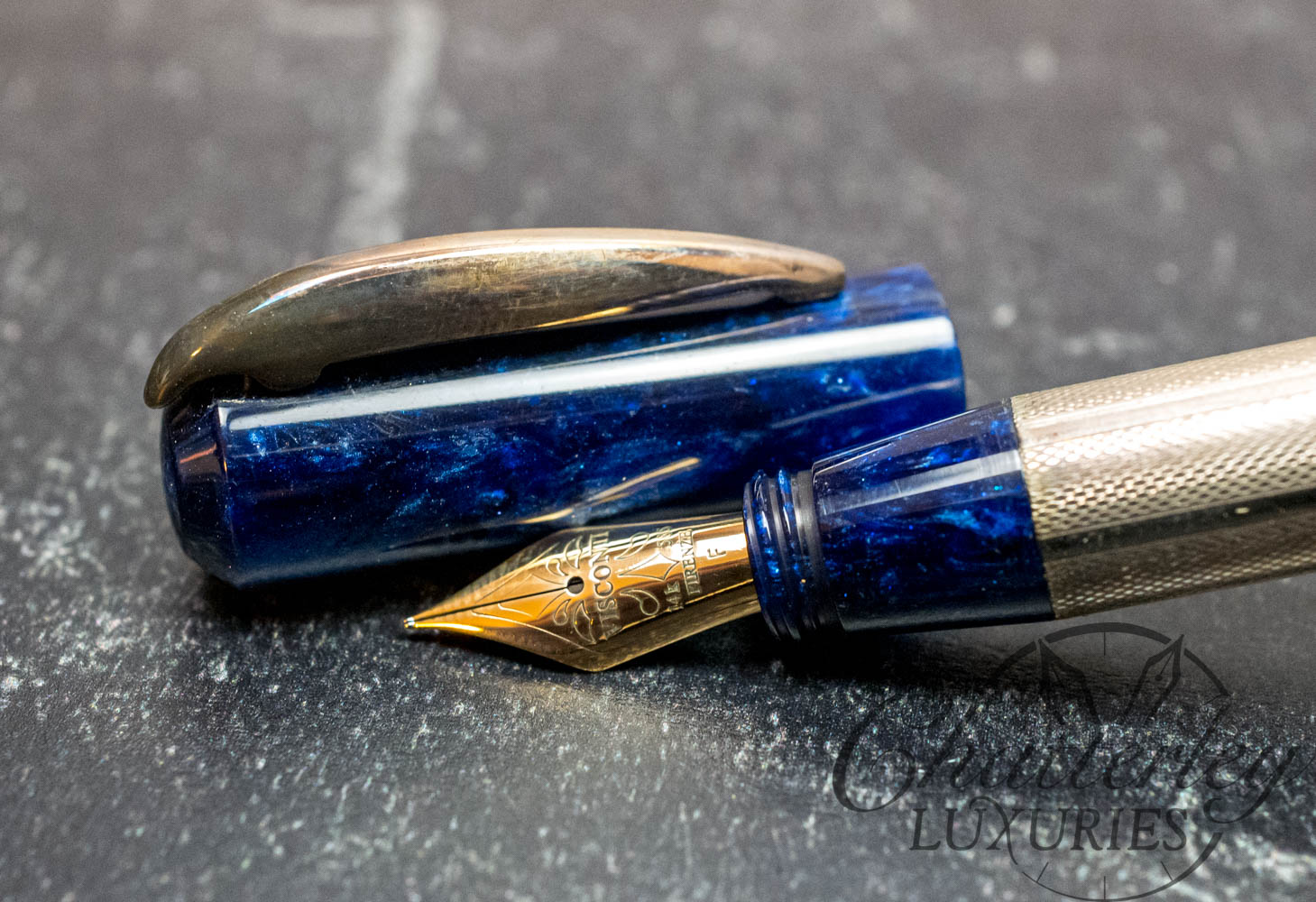 Visconti Rinascimento Stardust Blue Fountain Pen