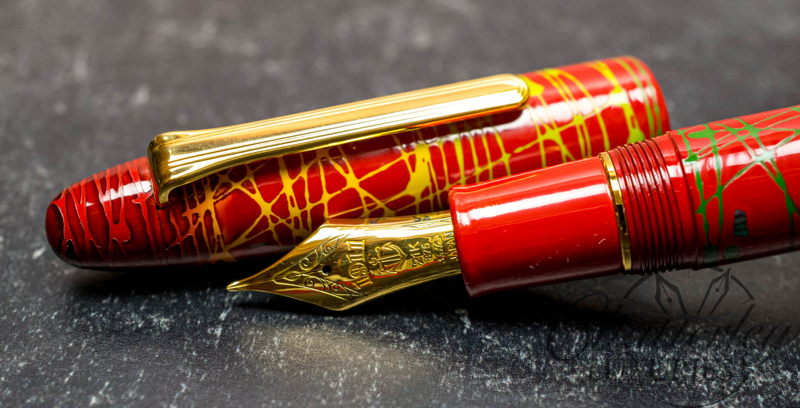 Sailor King of Pen  Kawari-nuri Kurenai Limited Edition Fountain Pen