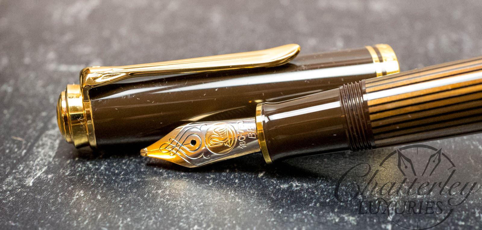 Pelikan Souveran M800 Special Edition Brown Black Fountain Pen