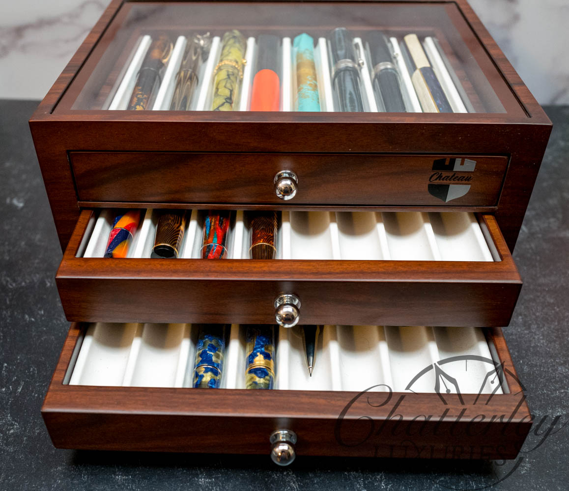 Chateau 24-Slot Pen Collectors Case