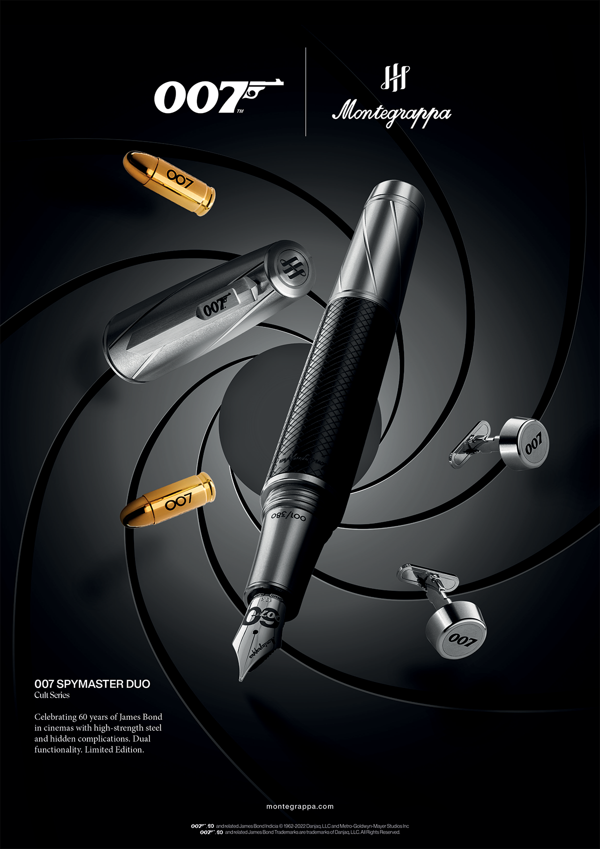 Montegrappa 007 Spymaster Duo Limited Edition Fountain Pen