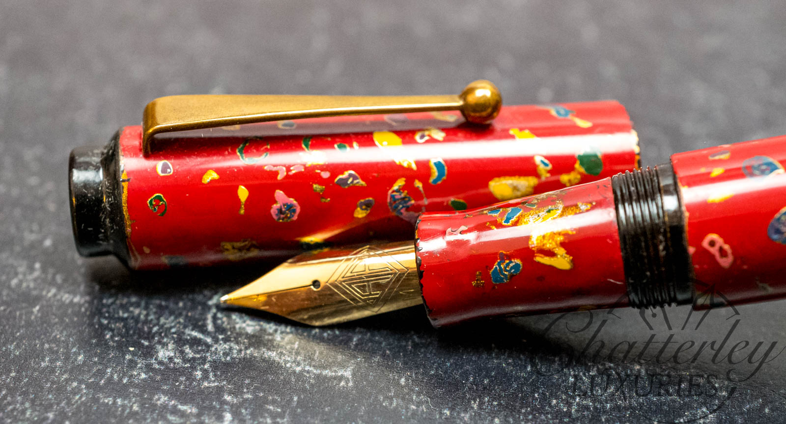 Flash Sale - AP Limited Editions Urushi Magic Nuri Red Fountain Pen