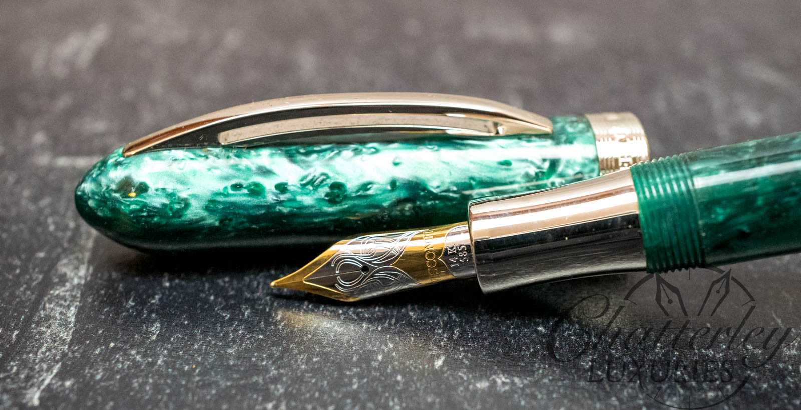 Rebecca Moss by Visconti Millennium Green Fountain Pen