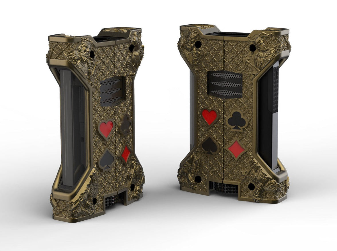 S.T. Dupont Haute Creation Defi XXtreme Poker Yellow Brass Lighter