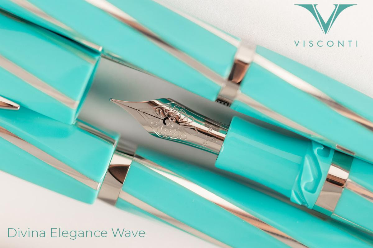 Closeout - Visconti Divina Elegance Wave Fountain Pen