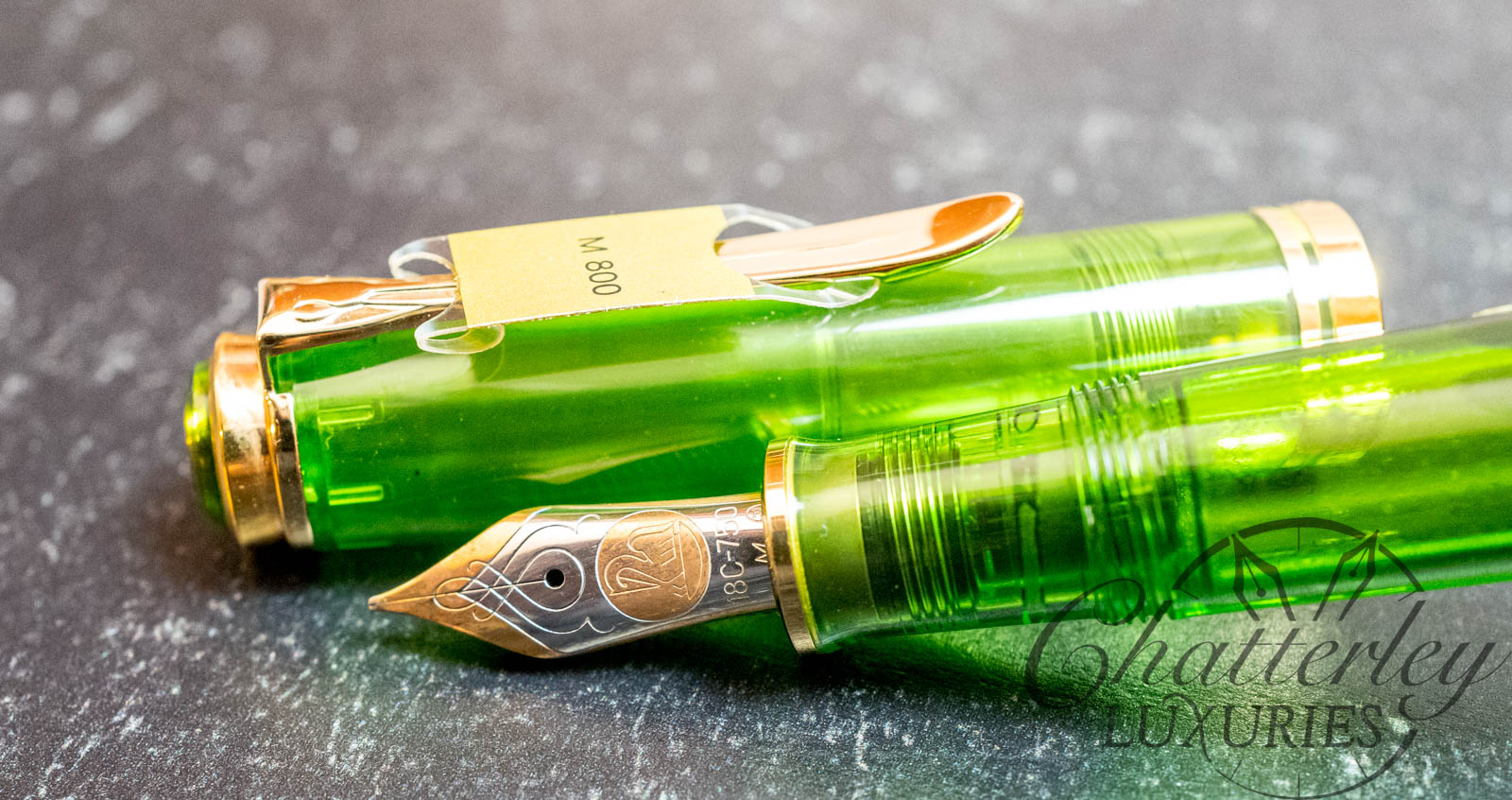 Pelikan M800 Collector's Edition Transparent Green Fountain Pen