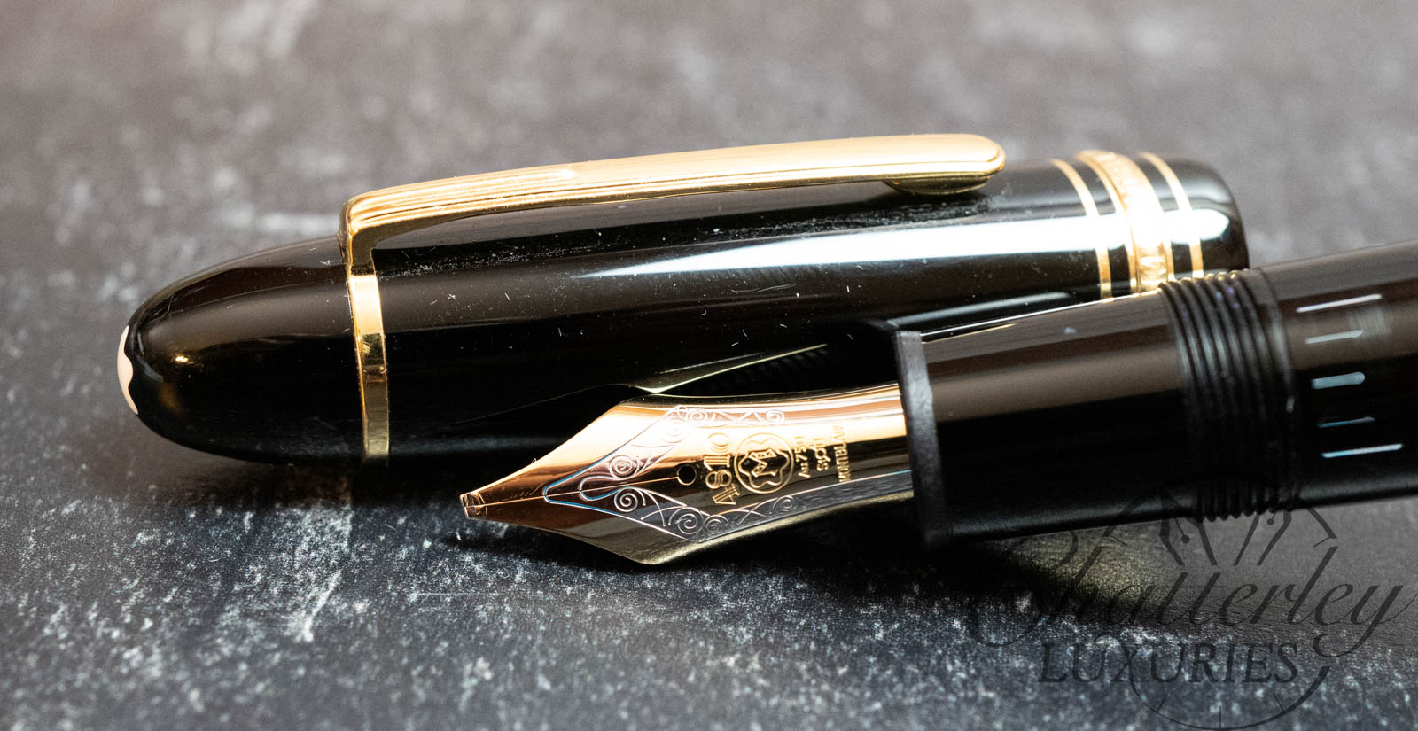 Montblanc Meisterstuck Yellow Gold-Coated 149 Fountain Pen with OBBB nib