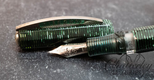 Visconti Corsani Green Celluloid Octagonal Limited Edition Fountain Pen